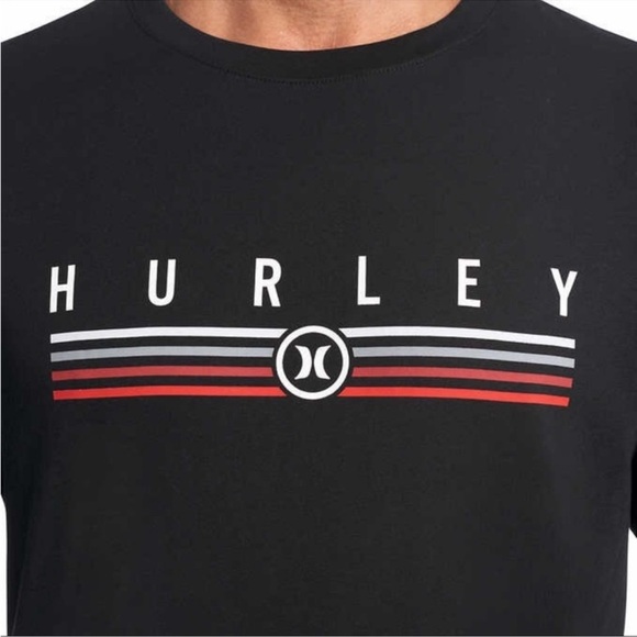 NWT Hurley Classic Black Tee Size XXL - Picture 3 of 7